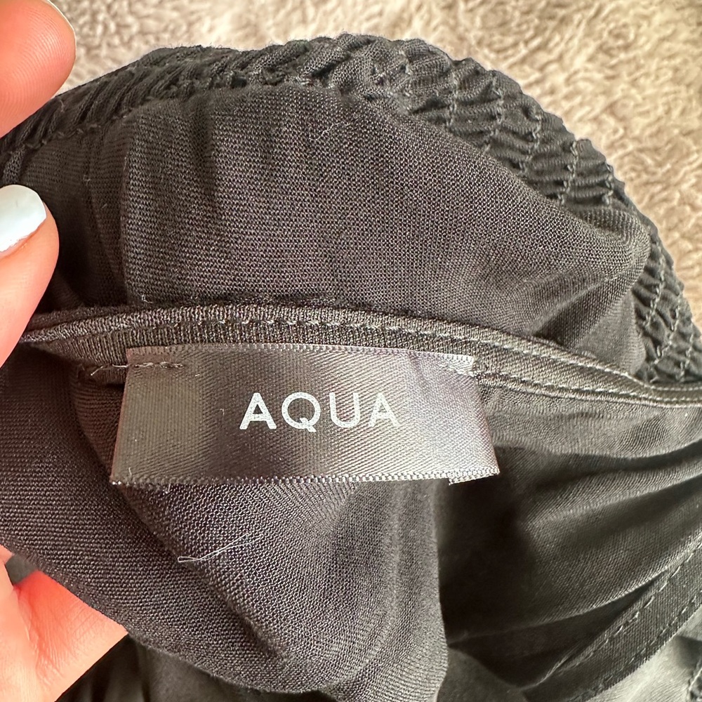 Aqua Charcoal Knit Dress